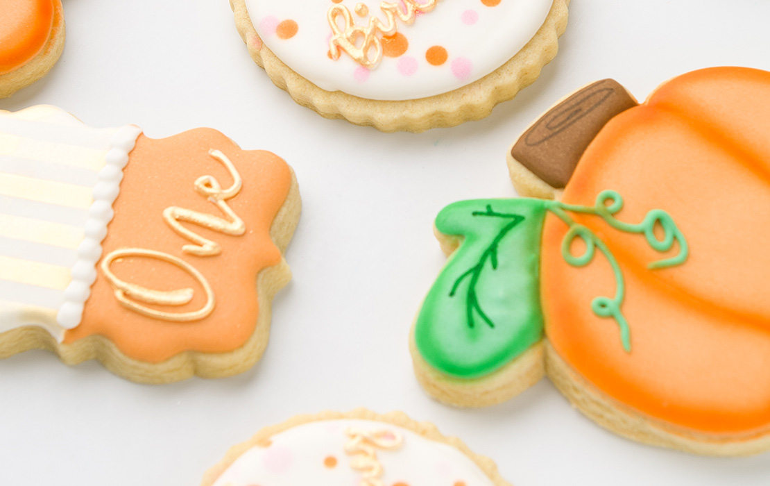 Pumpkin Birthday Cookies
